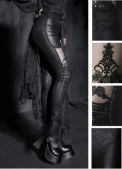Leggings Gothique 'burlesque Efira' -Spiral Boutique k144copie50 800
