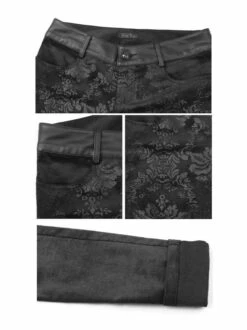 Pantalon Gothique PUNK RAVE 'obsession' 9 Pantalon Gothique PUNK RAVE 'obsession' -Spiral Boutique k166 copie4