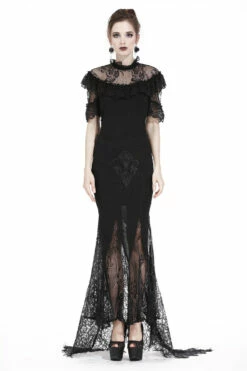 Longue Jupe Sirène DARK IN LOVE -Spiral Boutique kw127 100 900