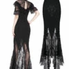Longue Jupe Sirène DARK IN LOVE -Spiral Boutique kw127 900