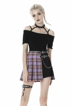 Jupe Punk DARK IN LOVE -Spiral Boutique kw175 102 900