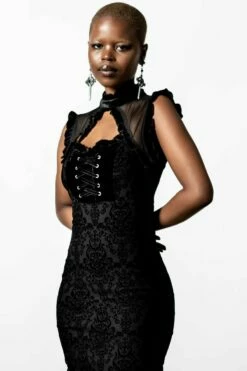 Robe KILLSTAR 'Lady Anti-Christ' -Spiral Boutique lady anti christ midi dress e x1600 900