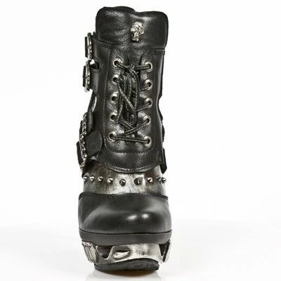 Bottines Gothiques Cuir NEW ROCK 'magneto' 4 Bottines Gothiques Cuir NEW ROCK 'magneto' – Image 2