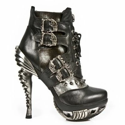 Bottines Gothiques Cuir NEW ROCK 'magneto' 3 Bottines Gothiques Cuir NEW ROCK 'magneto'