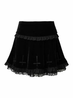 Jupe Velours KILLSTAR 'mitzy'