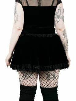 Jupe Velours KILLSTAR 'mitzy' -Spiral Boutique mitzy mini skirt 2 1 900