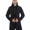 Manteau POIZEN INDUSTRIES 'monarch' -Spiral Boutique monarch coat mens black brocade poizen industries 156 900