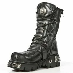 Bottes Cuir New Rock M.1007-C1 -Spiral Boutique new rock m 1007 c1 4 zoom