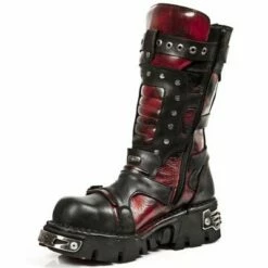 Bottes Cuir New Rock M.1020-R2 -Spiral Boutique new rock m 1020 r2 4 zoom