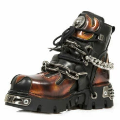 Bottines Cuir New Rock M.1495-S1 -Spiral Boutique new rock m 1495 s1 4 zoom