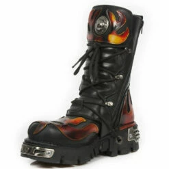 Bottes Cuir New Rock M.378-C1 -Spiral Boutique new rock m 378 c1 4 zoom