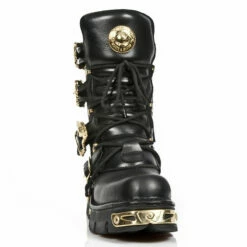 Bottes Cuir New Rock M.391GOLD-C1 -Spiral Boutique new rock m 391gold c1 3 zoom
