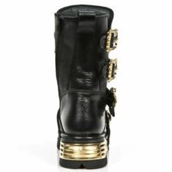 Bottes Cuir New Rock M.391GOLD-C1 -Spiral Boutique new rock m 391gold c1 5 zoom