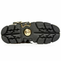Bottes Cuir New Rock M.391GOLD-C1 -Spiral Boutique new rock m 391gold c1 6 zoom
