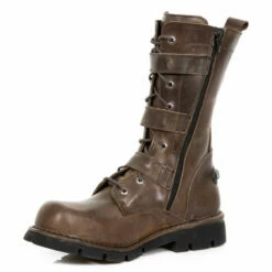 Bottes Cuir Marron New Rock M.710-C4 -Spiral Boutique new rock m 710 c4 3 zoom