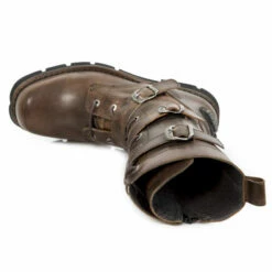 Bottes Cuir Marron New Rock M.710-C4 -Spiral Boutique new rock m 710 c4 6 zoom