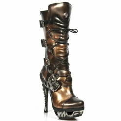 Bottes Steampunk New Rock M.MAG006-C4 -Spiral Boutique new rock m mag006 c4 3 zoom