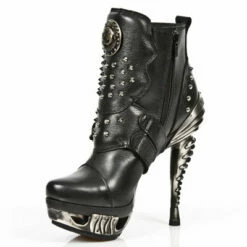 Bottines Gothiques New Rock M.MAG010-C1 -Spiral Boutique new rock m mag010 c1 4 zoom