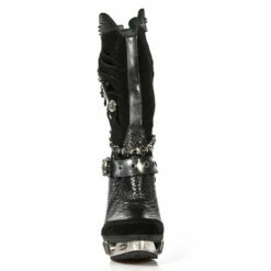 Bottes Noires New Rock M.MAG034-S1 -Spiral Boutique new rock m mag034 s1 3 zoom