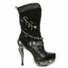Bottes Noires New Rock M.MAG034-S1 -Spiral Boutique new rock m mag034 s1 zoom