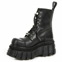 Bottines Cuir New Rock M.NEWMILI083-S21 -Spiral Boutique new rock m newmili083 s21 3 zoom