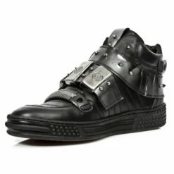 Baskets Cuir New Rock M.PS027-C1 -Spiral Boutique new rock m ps027 c1 4 zoom