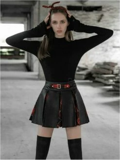 Mini Jupe PUNK RAVE Punk Rock -Spiral Boutique opq4504 900