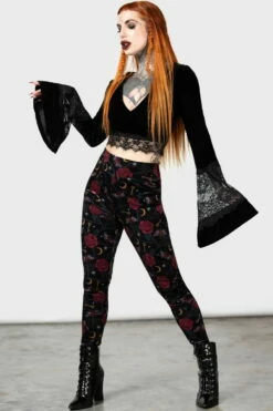 Leggings Velours KILLSTAR 'Ora'