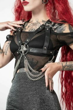 Harnais KILLSTAR 'party Ghoul' -Spiral Boutique party ghoul harness w c x1600 900