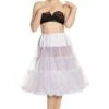 Long Jupon Gothique Blanc HELL BUNNY -Spiral Boutique petticoat white23 3