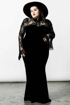 Haut Romantique KILLSTAR 'poison Fang' -Spiral Boutique poison fang long sleeve top plus c x1600 900