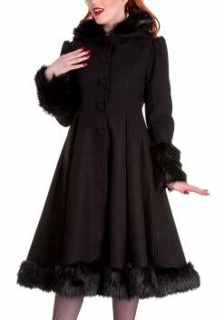 Manteau Gothique HELL BUNNY 'elivra' -Spiral Boutique popsodauk 101086
