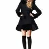 Manteau Gothique Lolita Noir HELL BUNNY -Spiral Boutique popsodauk 859218