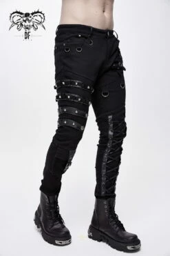 Pantalon DEVIL FASHION 'black Dragan' -Spiral Boutique pt1008 900