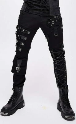 Pantalon DEVIL FASHION 'black Dragan'