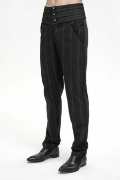 Pantalon Victorien Noir DEVIL FASHION 'Modares'