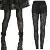 Leggings PUNK RAVE 'skull Snake' -Spiral Boutique punk rave leggings weirdo mit skulls und snakeskin muster 900