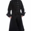 Manteau Homme POIZEN INDUSTIRES 'quentin' -Spiral Boutique quentin coat black velvet poizen industries 123 900