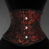 Serre-taille Gothique Brocarde Rouge -Spiral Boutique ruby waist cincher 1 900