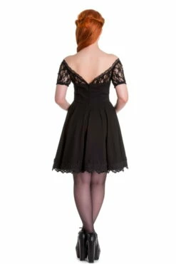 Robe Noire HELL BUNNY 'amara' -Spiral Boutique s l16006 900