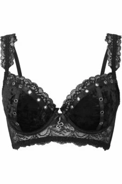 Soutien-gorge Gothique KILLSTAR 'Sacred Spirit' -Spiral Boutique sacredspiritsvelvetbralet b g x1600 900