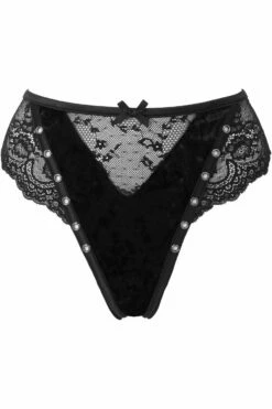 Culotte Gothique KILLSTAR 'Sacred Spirit' -Spiral Boutique sacredspiritsvelvetpanty b g x1600 900