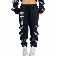 HELL BUNNY Jogging Femme HEARTLESS 'sad Girl'