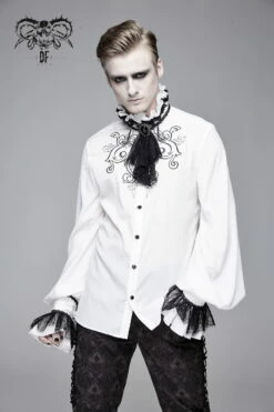 Chemise à Jabot DEVIL FASHION 'gothic Palace'