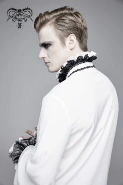 Chemise à Jabot DEVIL FASHION 'gothic Palace' -Spiral Boutique sht041026 900