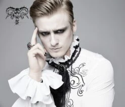 Chemise à Jabot DEVIL FASHION 'gothic Palace' -Spiral Boutique sht0410281 900