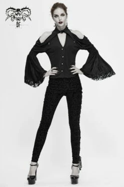 Chemisier DEVIL FASHION 'vampiria' -Spiral Boutique sht0515 900