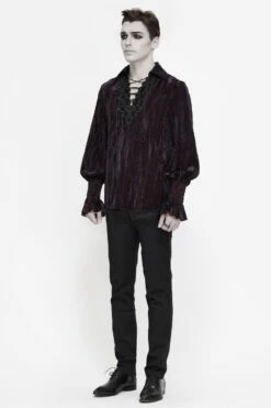 Chemise Vampire DEVIL FASHION 'aleister' -Spiral Boutique sht0621 900