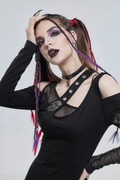 Robe DEVIL FASHION 'Hive' -Spiral Boutique sht1327 900