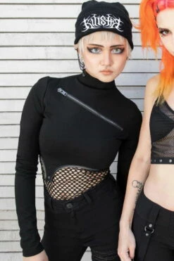 Haut KILLSTAR 'sindi Fishnet' -Spiral Boutique sindi fishnet top db7bf341 56b6 42b2 87fe 49331039f9ce x1600 900